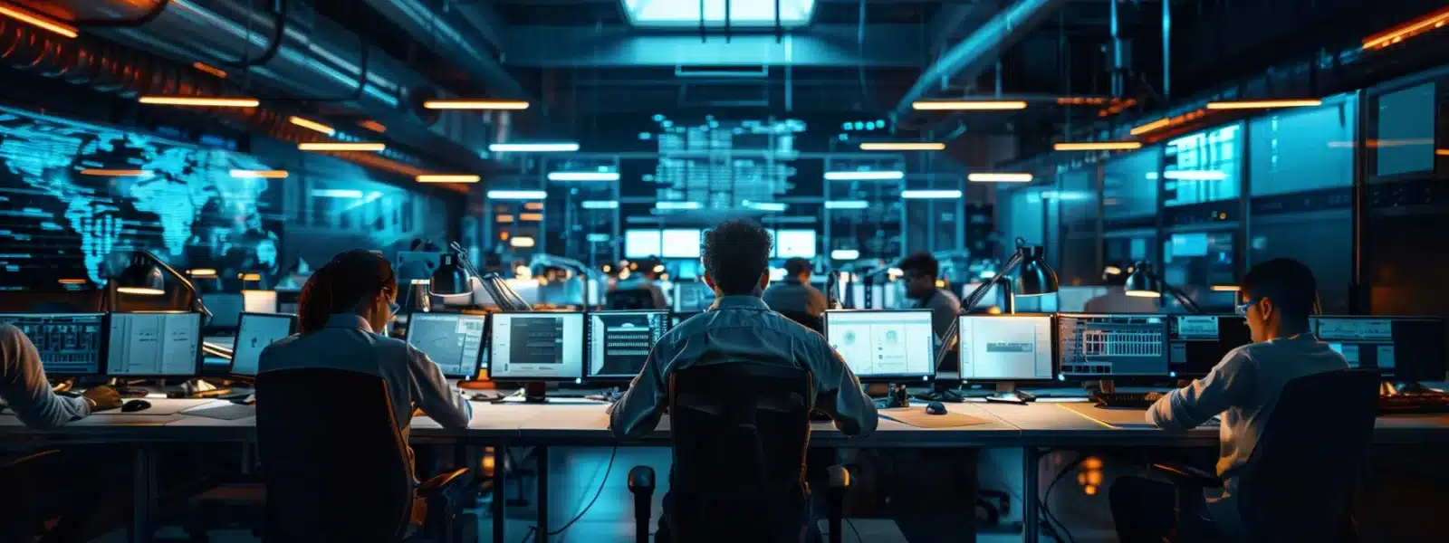 a focused cybersecurity consultant studying advanced certifications and training materials, surrounded by books and online resources.